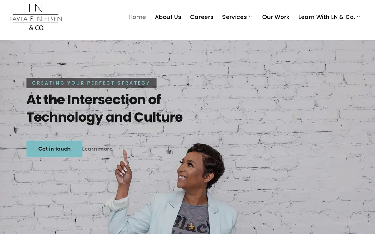 Layla Nielsen & Co. (LN & Co.) website preview